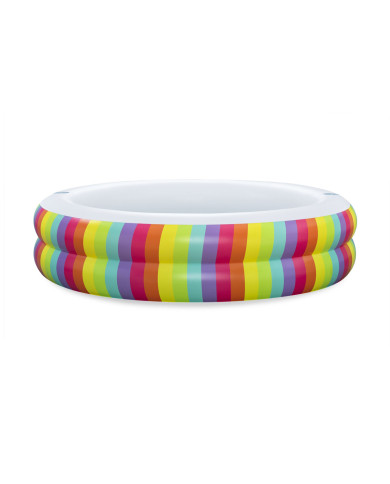 Inflatable Paddling Pool for Children Bestway Rainbow 206 x 206 x 51 cm