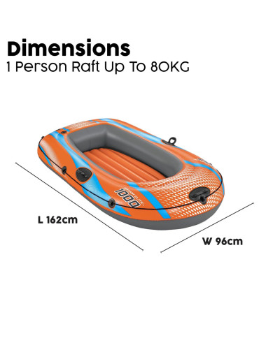 Inflatable Boat Bestway Kondor Elite 1000 162 x 96 x 29 cm