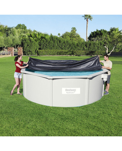 Swimming Pool Cover Bestway Black Ø 401 cm (1 Unit)