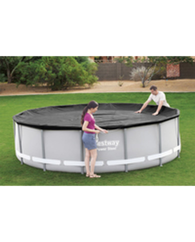 Swimming Pool Cover Bestway Black Ø 427 cm
