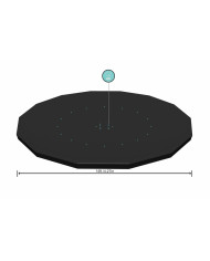 Swimming Pool Cover Bestway Black Ø 427 cm
