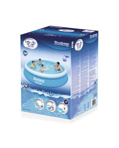 Inflatable pool Bestway Blue 5377 L 366 x 76 cm