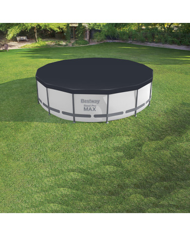 Swimming Pool Cover Bestway Black Ø 457 cm (1 Unit)
