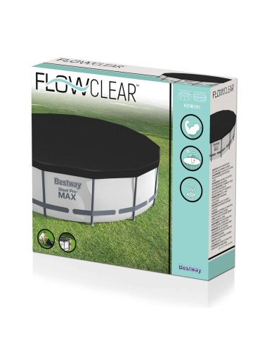 Swimming Pool Cover Bestway Black Ø 457 cm (1 Unit)