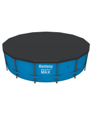 Swimming Pool Cover Bestway Black Ø 457 cm (1 Unit)