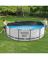 Swimming Pool Cover Bestway Black Ø 457 cm (1 Unit)