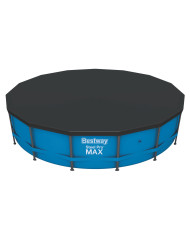 Swimming Pool Cover Bestway Black Ø 457 cm (1 Unit)
