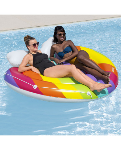 Inflatable Island Bestway Rainbow 175 x 163 cm