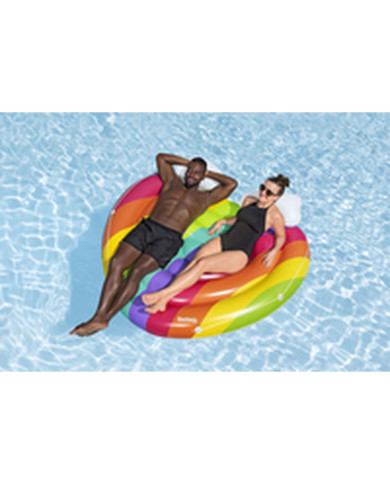 Inflatable Island Bestway Rainbow 175 x 163 cm