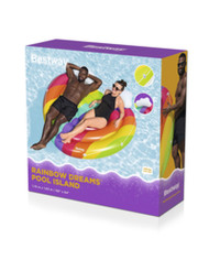 Inflatable Island Bestway Rainbow 175 x 163 cm