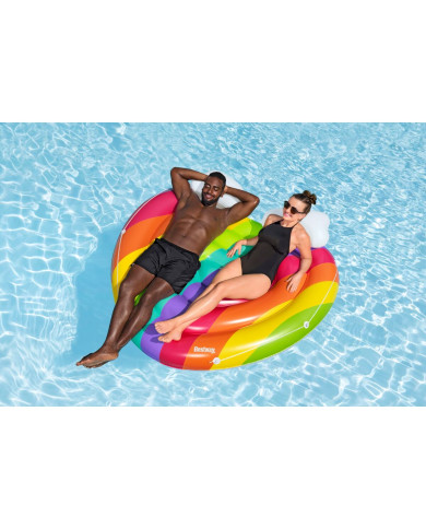 Inflatable Island Bestway Rainbow 175 x 163 cm