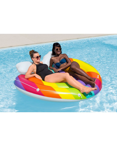 Inflatable Island Bestway Rainbow 175 x 163 cm