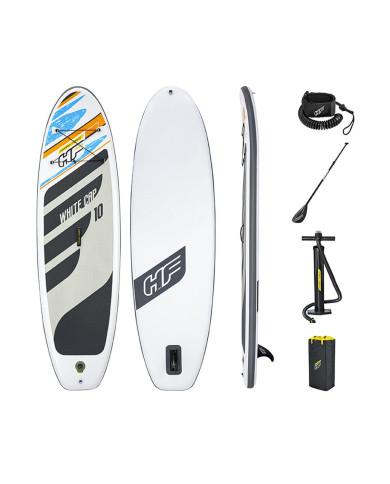 Inflatable Paddle Surf Board with Accessories Bestway Hydro-Force White 305 x 84 x 12 cm