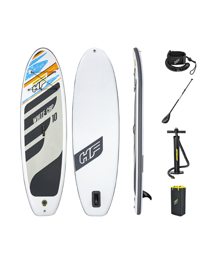 Inflatable Paddle Surf Board with Accessories Bestway Hydro-Force White 305 x 84 x 12 cm