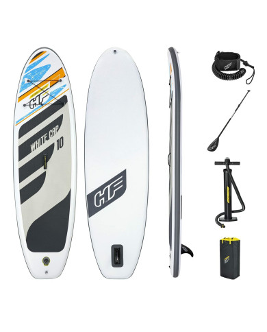 Inflatable Paddle Surf Board with Accessories Bestway Hydro-Force White 305 x 84 x 12 cm