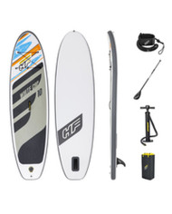 Inflatable Paddle Surf Board with Accessories Bestway Hydro-Force White 305 x 84 x 12 cm