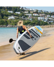 Inflatable Paddle Surf Board with Accessories Bestway Hydro-Force White 305 x 84 x 12 cm