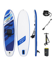 Inflatable Paddle Surf Board with Accessories Bestway Hydro-Force Multicolour 305 x 84 x 12 cm