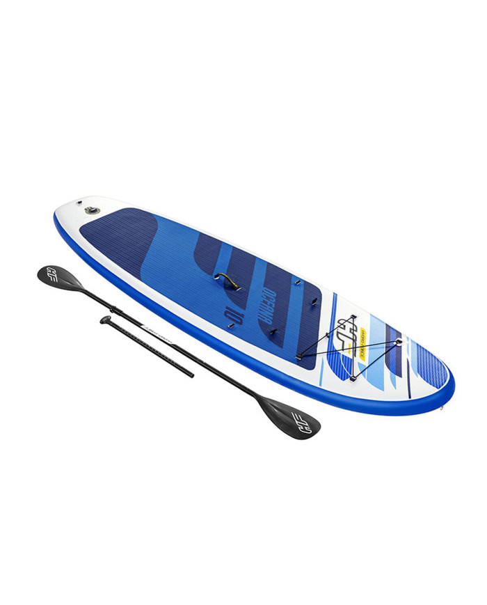 Inflatable Paddle Surf Board with Accessories Bestway Hydro-Force Multicolour 305 x 84 x 12 cm