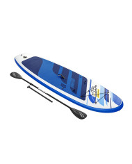Inflatable Paddle Surf Board with Accessories Bestway Hydro-Force Multicolour 305 x 84 x 12 cm