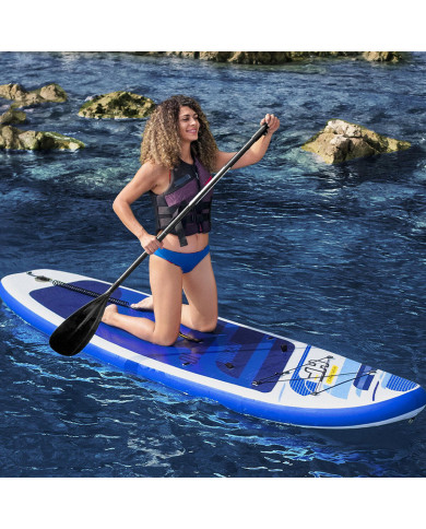 Inflatable Paddle Surf Board with Accessories Bestway Hydro-Force Multicolour 305 x 84 x 12 cm