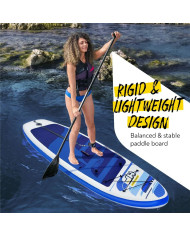 Inflatable Paddle Surf Board with Accessories Bestway Hydro-Force Multicolour 305 x 84 x 12 cm