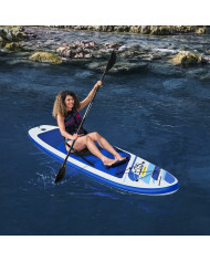 Inflatable Paddle Surf Board with Accessories Bestway Hydro-Force Multicolour 305 x 84 x 12 cm