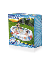 Inflatable pool Bestway Multicolour 229 x 152 x 51 cm