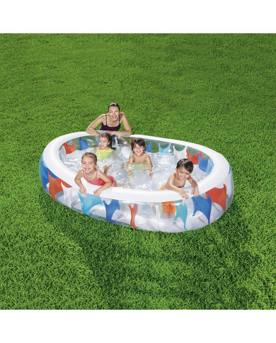Inflatable pool Bestway Multicolour 229 x 152 x 51 cm