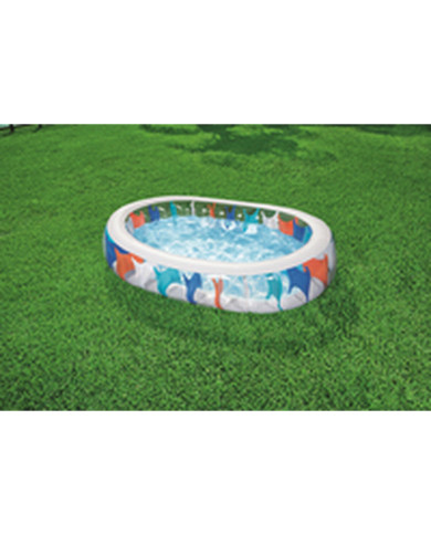 Inflatable pool Bestway Multicolour 229 x 152 x 51 cm