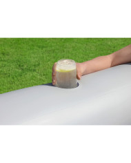 Inflatable pool Bestway Grey 213 x 206 x 53 cm