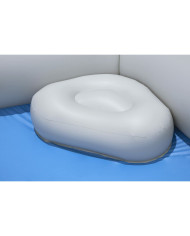 Inflatable pool Bestway Grey 213 x 206 x 53 cm