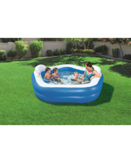 Inflatable Paddling Pool for Children Bestway Multicolour 213 x 206 x 69 cm