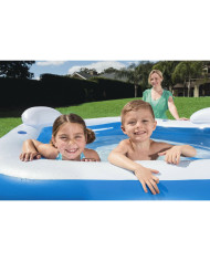 Inflatable Paddling Pool for Children Bestway Multicolour 213 x 206 x 69 cm