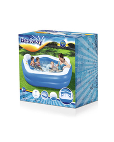 Inflatable Paddling Pool for Children Bestway Multicolour 213 x 206 x 69 cm