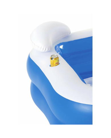 Inflatable Paddling Pool for Children Bestway Multicolour 213 x 206 x 69 cm