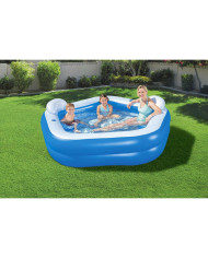 Inflatable Paddling Pool for Children Bestway Multicolour 213 x 206 x 69 cm