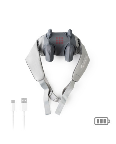 Rechargeable 6D Neck and Back Massager Silax InnovaGoods