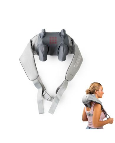 Rechargeable 6D Neck and Back Massager Silax InnovaGoods