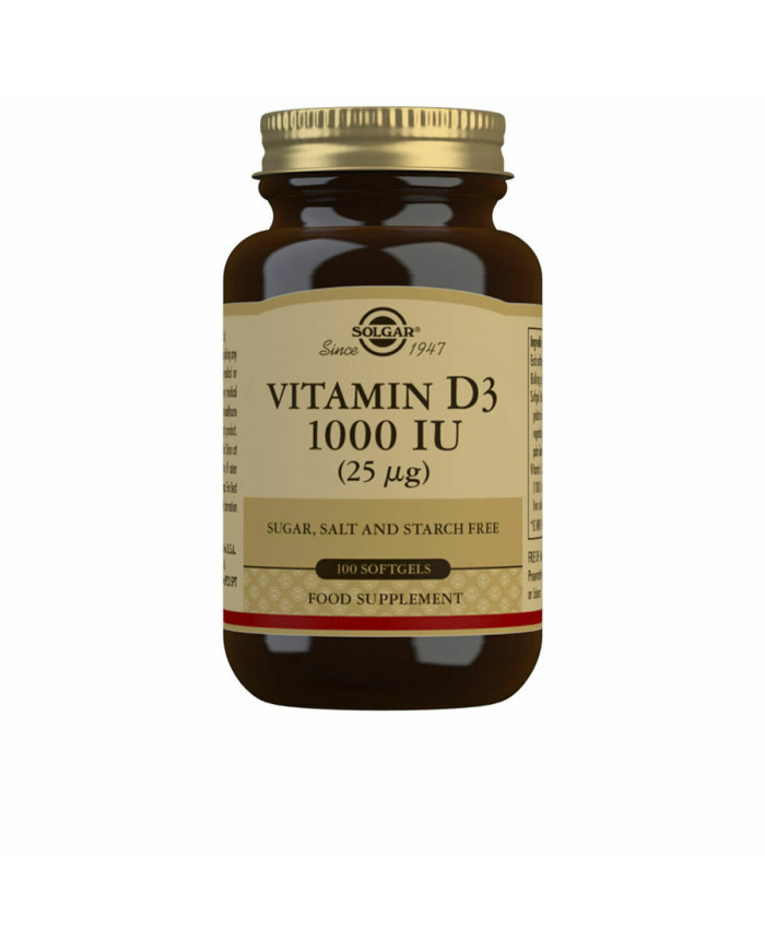 Vitamin D3 (fish liver oil and Cholecalciferol Solgar Vitamina Ui 100 Units