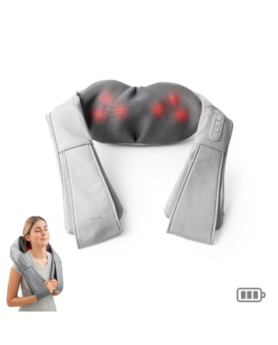 Rechargeable Shiatsu Massager Pro Massatsu InnovaGoods