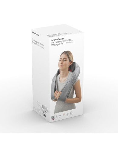 Rechargeable Shiatsu Massager Pro Massatsu InnovaGoods