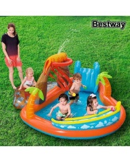 Inflatable pool C/C. PISCINA 2.65X2.65X1.04M HINCHABLE Bestway Multicolour 265 x 265 x 104 cm