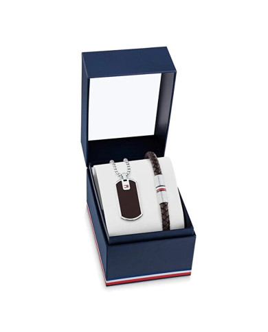Jewellery Kit Tommy Hilfiger 2770169 Brown Black