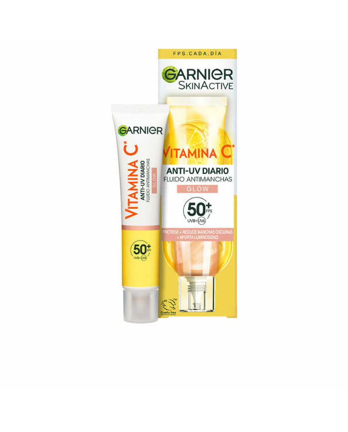 Anti-Brown Spot Cream Garnier Vitamin C - Glow 40 ml Anti-stain