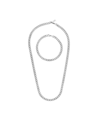 Necklace and bracelet set One Jewels OAMN4201SS Silver