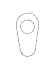 Necklace and bracelet set One Jewels OAMN4103SS Silver