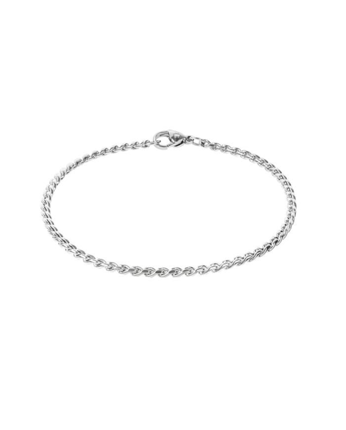 Necklace and bracelet set One Jewels OAMN4102SS Silver