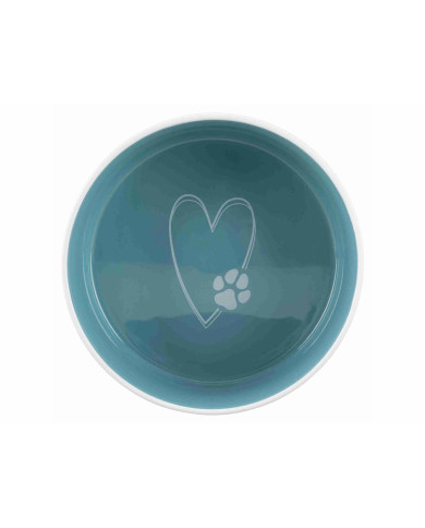 Dog Feeder Trixie White Turquoise 1,4 L