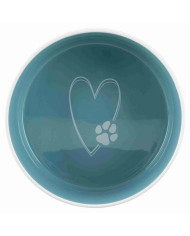Dog Feeder Trixie White Turquoise 1,4 L